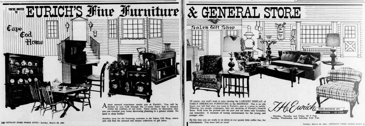 Eurichs General Store - Mar 26 1961 Ad